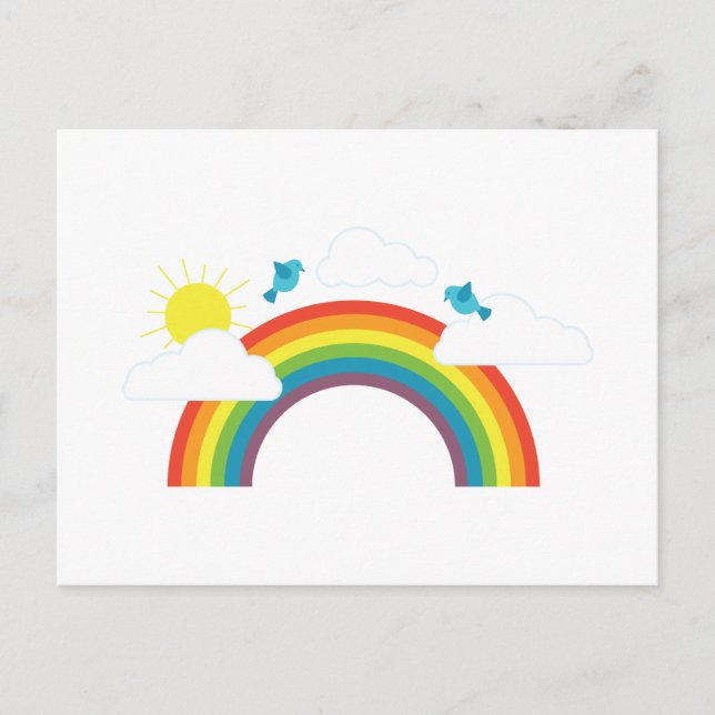 Rainbow Scene Vykort (Framsida)