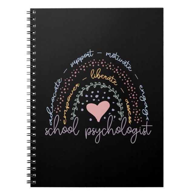 Rainbow School Psycholog Anteckningsbok (Framsidan)