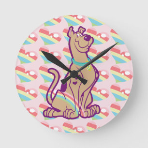 Rainbow Scooby-Doo Rund Klocka