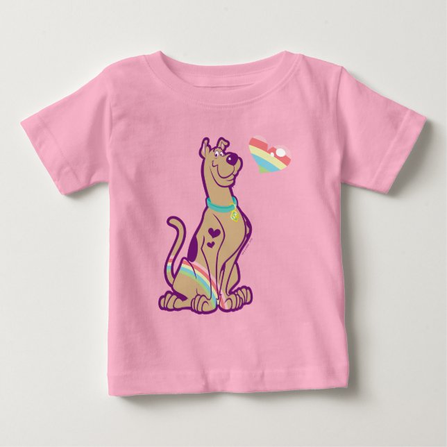 Rainbow Scooby-Doo T Shirt (Framsida)