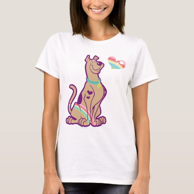 Rainbow Scooby-Doo T-shirt (Framsida)