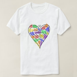 Rainbow Scribbles (eart) T-Shirt