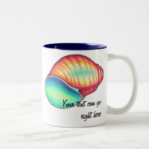 Rainbow Seashell Mugg