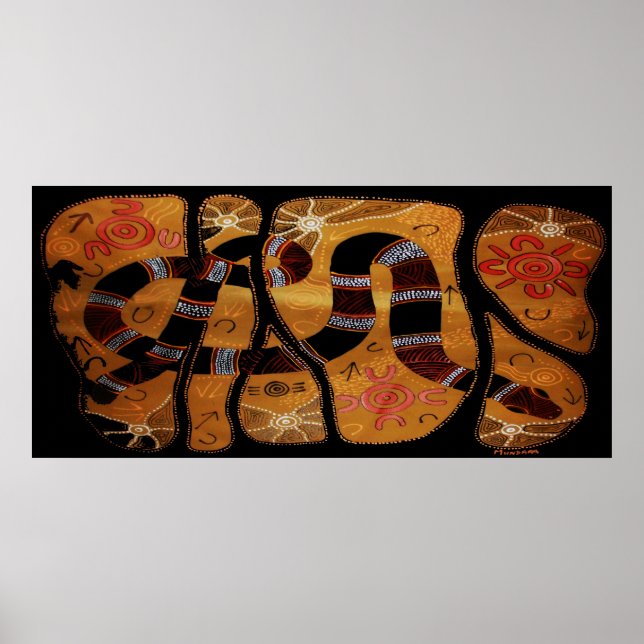 Rainbow Serpent Dreaming Poster (Framsidan)