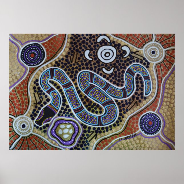 Rainbow Serpent Poster (Framsidan)