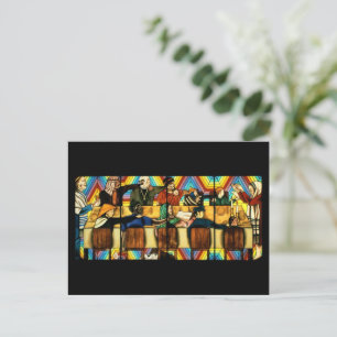 Rainbow Shabbat -Judy Chicago Print Helg Vykort