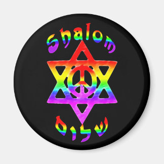 Rainbow Shalom Magnets Magnet
