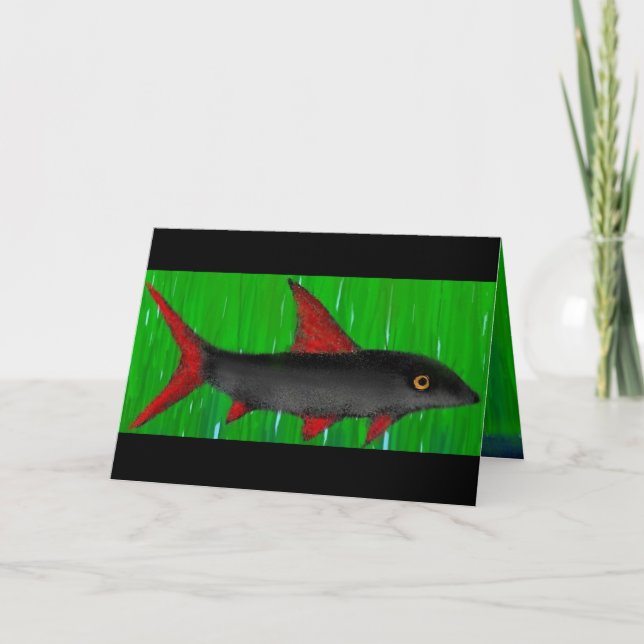 Rainbow Shark, tack! Kort (Framsida)