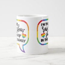 Rainbow Sheep Large Mugg
