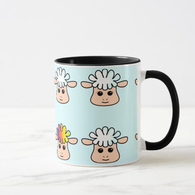 rainbow sheep mugg (Höger)