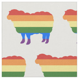 Rainbow Sheep Tyg