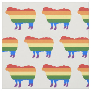 Rainbow Sheep Tyg