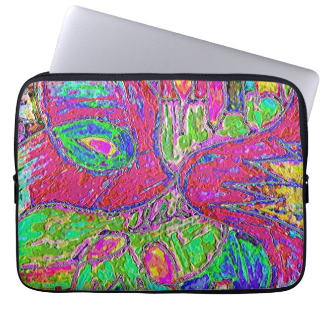 Rainbow Sherbert Laptop Fodral (Framsidan)