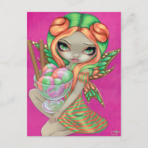 "Rainbow Sherbet Fairy" vykort
