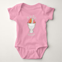 Rainbow Sherbet Ice Cream Sorbet Dessert Scoop