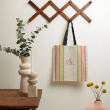 Rainbow Sherbet Vintage Stripe