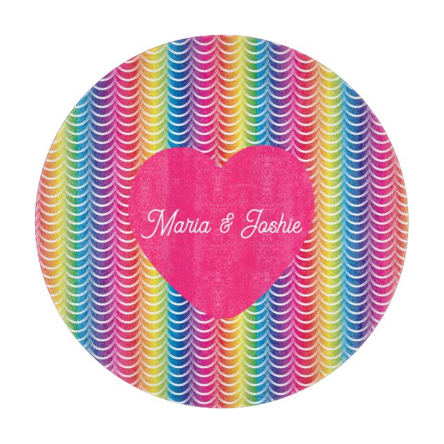 Rainbow Sjöjungfru Pride Heart (Framsidan)