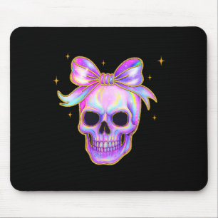 Rainbow Skull Shirt Halloween Cute Bow Pastel Aest Musmatta