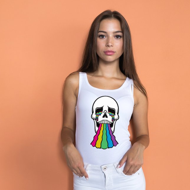 Rainbow Skull T Shirt (Skapare uppladdad)