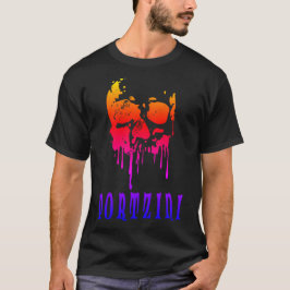 Rainbow Skull T Shirt