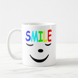 Rainbow Smile med Smiley face Kaffemugg