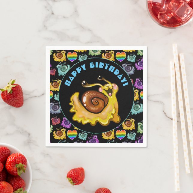 Rainbow Snigel Pappersservett (Insitu)