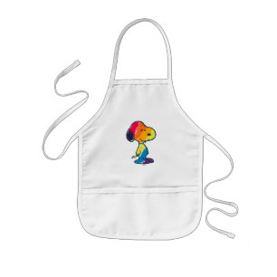 Rainbow Snoopy Barnförkläde