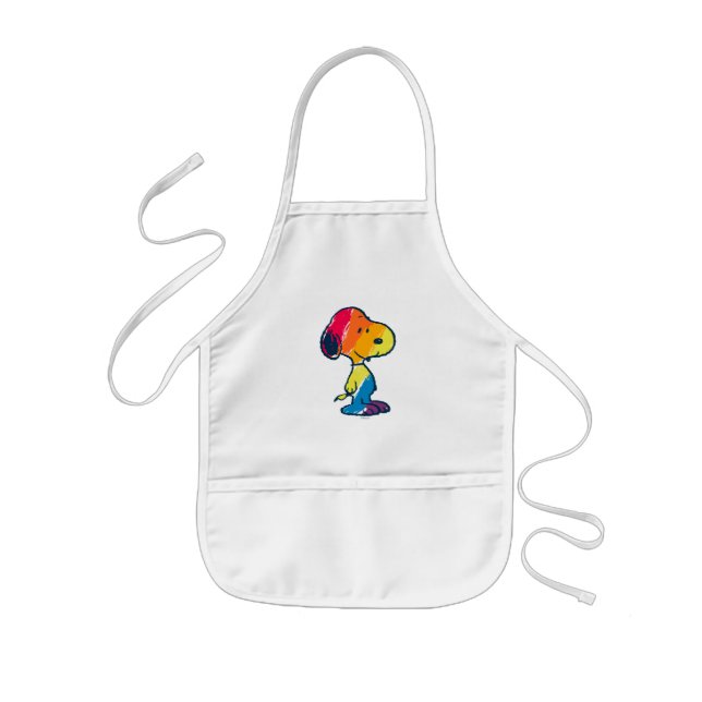 Rainbow Snoopy Barnförkläde (Framsidan)