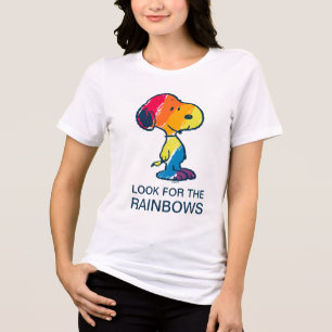 Rainbow Snoopy T Shirt