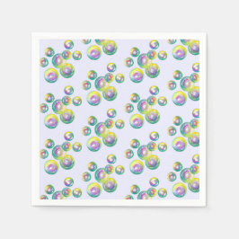 Rainbow Soap Bubbles Bubble Trollspö Summertime Ro Pappersservett