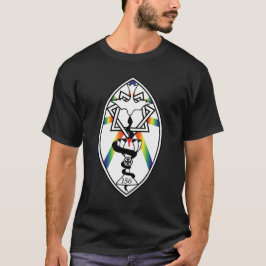 Rainbow SOB Lamen med Babalon Logotyps stjärna bak T Shirt
