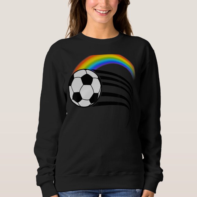 Rainbow Soccer T Shirt (Framsida)