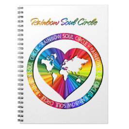 Rainbow Soul Circle Anteckningsbok