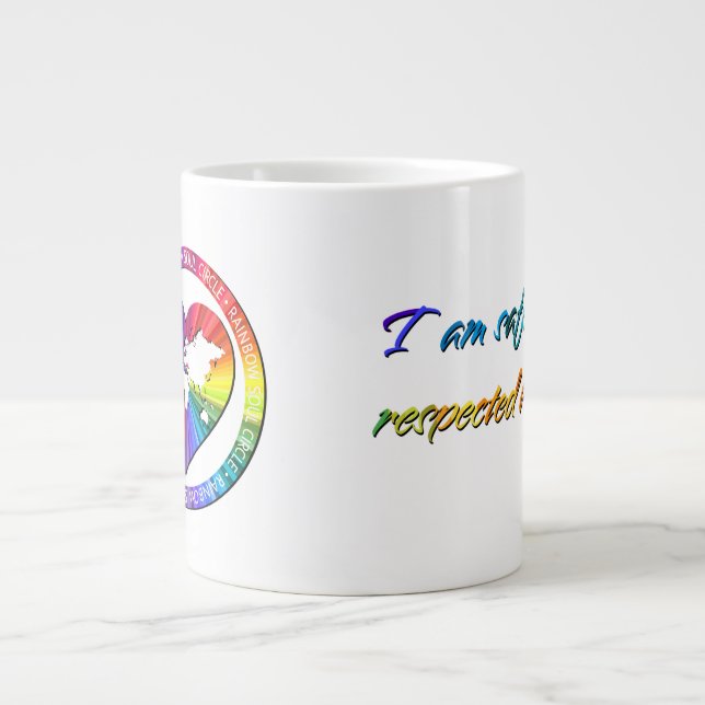 Rainbow Soul Circle Jumbo Mugg (Framsidan)
