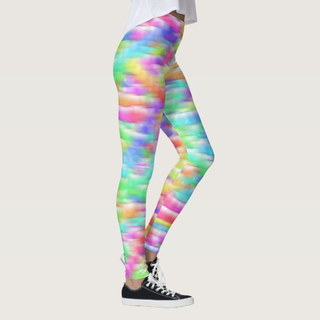 Rainbow sparkle bubbles leggings (Höger)