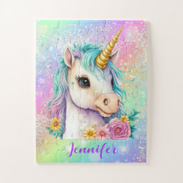 Rainbow Sparkles Magic Unicorn Pussel