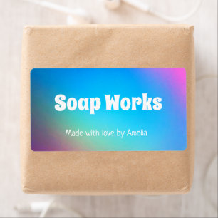 Rainbow Spectrum Small Business Label Fraktsedel