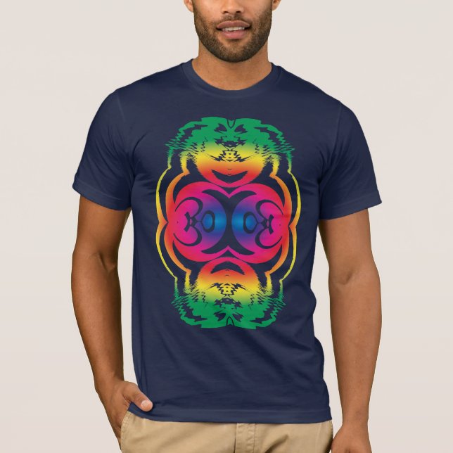 Rainbow Spegel Om Sign Shirt T-shirt (Framsida)