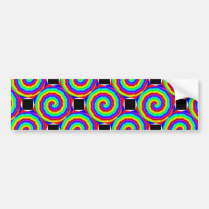 Rainbow Spiral av Kenneth Yoncich Bildekal