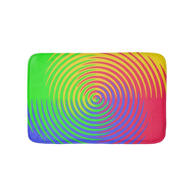 Rainbow Spiral Bath Mats Badrumsmatta (Framsidan)