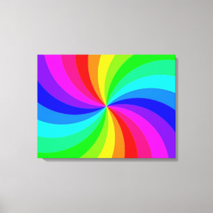 RAINBOW SPIRAL CANVASTRYCK