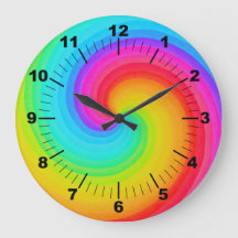 Rainbow Spiral Colorful Geometric Mandala