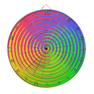 Rainbow Spiral Dartboard Piltavla