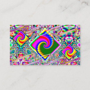Rainbow Spiral Diamonds  Visitkort