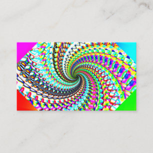 Rainbow Spiral (du kan lägga till ord) Visitkort
