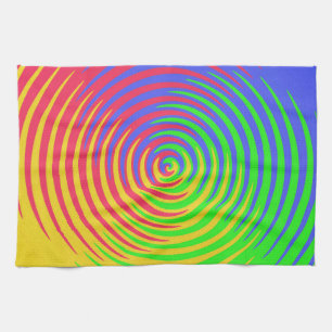 Rainbow Spiral Kitchen Towel Kökshandduk