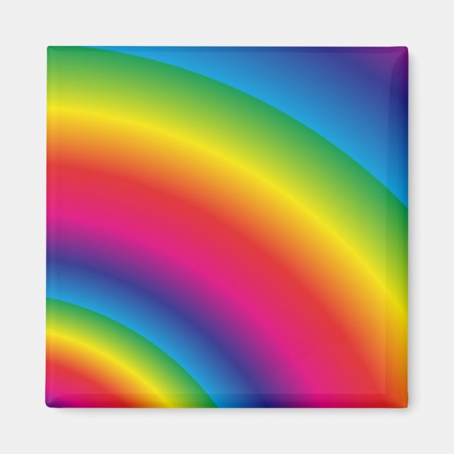 Rainbow Spiral Magnet (Framsidan)