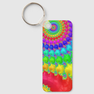 Rainbow Spiral - Nyckelkedja Nyckelring