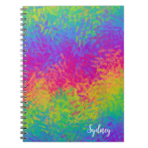 Rainbow Spiral Photo Notebook