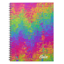Rainbow Spiral Photo Notebook Anteckningsbok